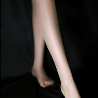 「绫 天生丝滑」爽滑腿感丝滑丝袜 5D超薄丝滑T裆连裤袜 Sand砂色（自然偏白）脚型随机 均码