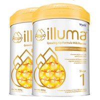 Wyeth 惠氏 A2蛋白系列 婴儿奶粉 港版 1段 900g*2罐