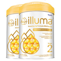 Wyeth 惠氏 A2蛋白系列 较大婴儿奶粉 港版 2段 900g*2罐