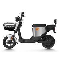 Yadea 雅迪 欧逸 升级版 电动自行车 TDT2345Z 48V20Ah锂电池 科技银
