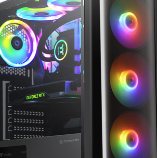 Thermaltake 曜越 V系列 V5 RGB ATX机箱 全侧透 含电源 500W