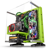 Tt Thermaltake Core P3 ATX机箱 侧透 绿色