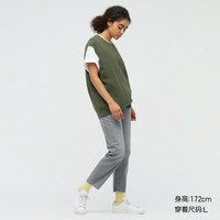 UNIQLO 优衣库 男/女/情侣装 可机洗宽松圆领背心 433838