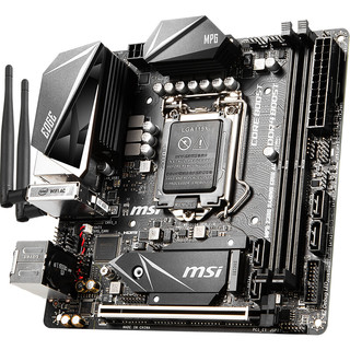 MSI 微星 MPG Z390I GAMING EDGE AC 刀锋板 MINI-ITX主板（Intel LGA 1151、Z390）