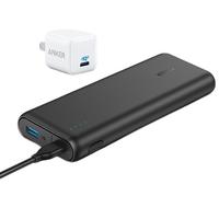 Anker 安克  A1275 移动电源 黑色 20100mAh Type-C 22.5W双向快充 Nano 18W Type-C充电器套装