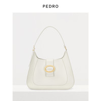 Pedro 纯色腋下包女士插带饰通勤单肩手提包PW2-35060006 粉白色