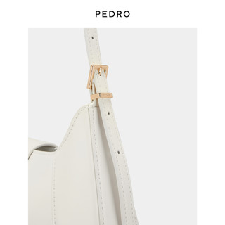 Pedro 纯色腋下包女士插带饰通勤单肩手提包PW2-35060006 粉白色