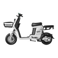 ZB 正步 A9 电动自行车 TDT025Z 48V14Ah锂电池 白色 代步版