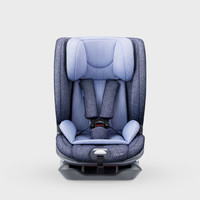 qborn 9个月-12岁儿童安全座椅 绅士蓝