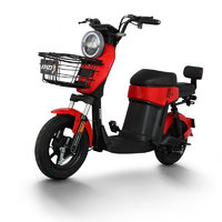XDAO 小刀电动车 D3 电动自行车 TDT2017Z 48v24ah锂电池 樱桃红
