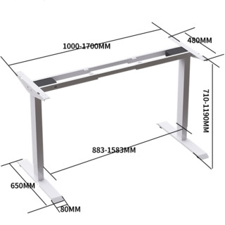 Loctek 乐歌 E1D 电动升降办公桌 120cm 原木色