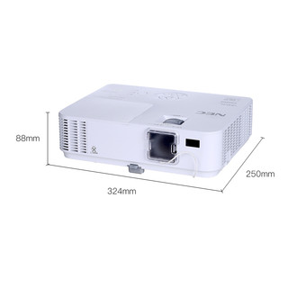 NEC 日电 NP-V302X+ 办公投影机 白色