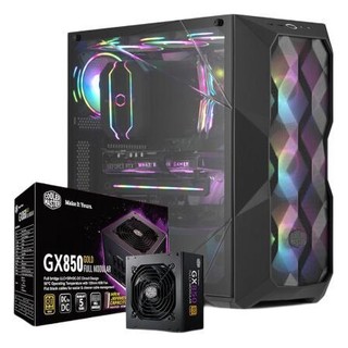 COOLER MASTER 酷冷至尊 TD500 MESH RGB EATX机箱 半侧透 星耀黑 含电源 850W