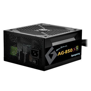 Apexgaming 美商艾湃电竞 AG-850S 金牌（90%）半模组ATX电源 850W