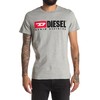 DIESEL 迪赛 男士圆领短袖T恤 00S1DF0CATJ912 灰色 M