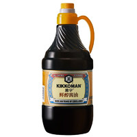 KIKKOMAN 万字 酱油 调味品(龟甲万)鲜醇特级 天然酿造1.8L/瓶生抽酱油调料