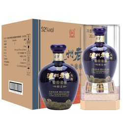 LUZHOULAOJIAO 泸州老窖 头曲蓝花瓷 醇版  52度 浓香型 500ml*6瓶