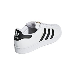 adidas ORIGINALS Superstar 中性休闲运动鞋 C77124 黑白 36