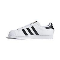 adidas Originals Superstar 中性休闲运动鞋 C77124 黑白 36