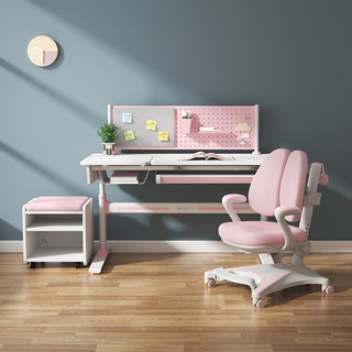 SIHOO 西昊 H10C+K35B 儿童书桌+双背椅+收纳柜 120cm 粉色