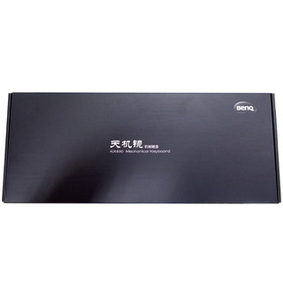 BenQ 明基 KX890 104键 有线机械键盘 黑色 Cherry黑轴 无光