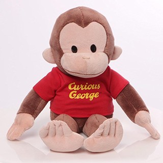 GUND 冈德 好奇猴乔治 Curious George毛绒玩具 红色