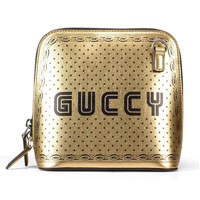 GUCCI 古驰 女士牛皮单肩斜挎包 5111890 K2YPN 8275 金色