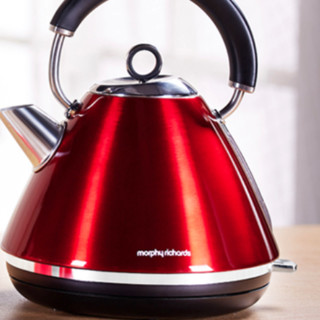 Morphy Richards 摩飞 MR7076A 电水壶 1.5L 红色