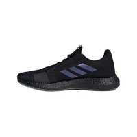 adidas 阿迪达斯 SENSEBOOST GO M 男子跑鞋 EF0709 一号黑/蓝紫罗兰/传奇墨水蓝 40