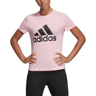 adidas 阿迪达斯 W MH BOS TEE 女子运动T恤 DZ0014 浅粉 M