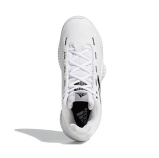 adidas 阿迪达斯 Pro Bounce 2018 Low 男子篮球鞋 FW5748 白黑 46.5