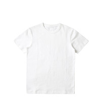 YOUJUE 优崛 2021夏新品新疆棉重磅纯棉白色短袖T恤纯色碳素磨毛美式vintage