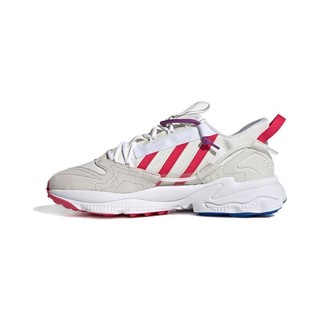 adidas Originals Ozweego ZIP 中性休闲运动鞋 GZ2644 白/浅灰色/蓝/红 39