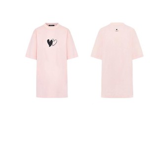 MO&Co. 摩安珂 女士圆领短袖T恤 MBA1TEET09 粉红色 S
