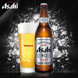 Asahi 朝日啤酒 超爽生）630ml*12瓶 整箱瓶装(需用券)