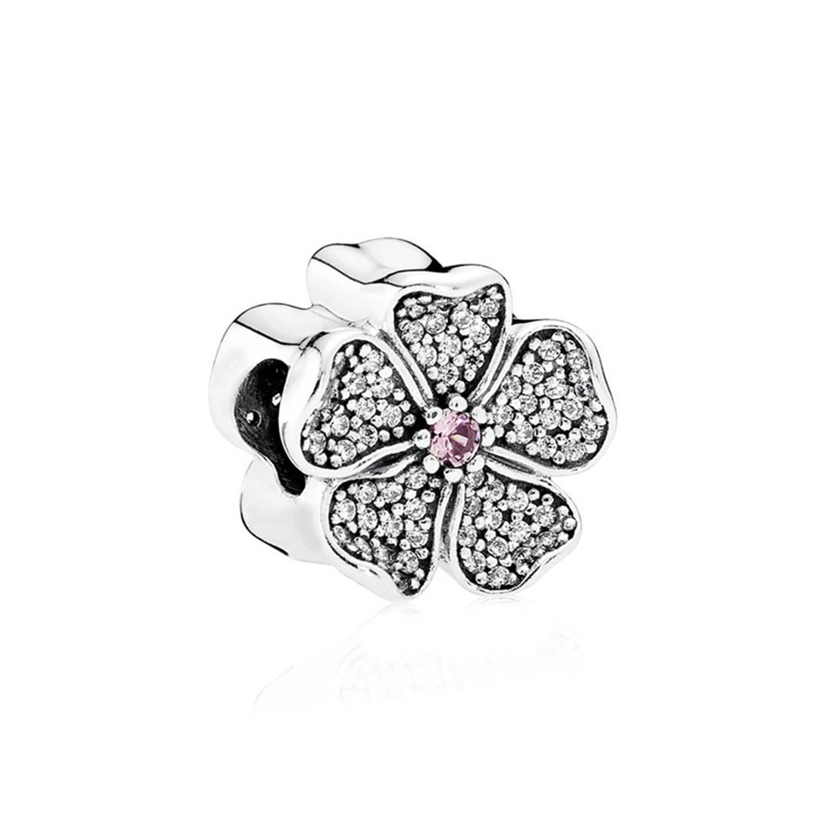 791831NBP 女士雏菊花925银吊饰