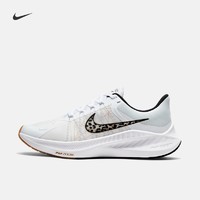 Nike耐克官方ZOOM WINFLO 8 PRM女子跑步鞋透气新款小白鞋DA3056 100白色/黑/麦黄/橡皮浅褐 38