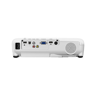 EPSON 爱普生 CB-X41 家用投影机套装 吊架+幕布 白色