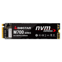 BIOSTAR 映泰 M700 NVMe M.2 固态硬盘 1TB（PCI-E3.0）
