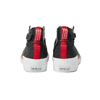 adidas Originals NIZZA HI DL 中性运动帆布鞋 GZ2653 深藏青蓝/白/橙色/绿 43
