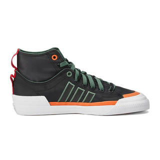 adidas Originals NIZZA HI DL 中性运动帆布鞋 GZ2653 深藏青蓝/白/橙色/绿 35.5