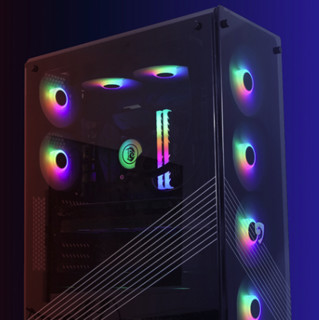 Great Wall 长城 领航国度 506 RGB ATX机箱 全侧透 黑色