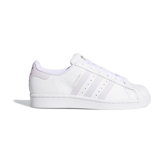 adidas 阿迪达斯 Superstar W 女子休闲运动鞋 FV3374 亮白/浅紫/银金属 35.5