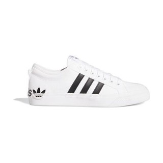 adidas Originals Nizza 中性休闲运动鞋 FY7107 白/黑 45