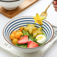 YUE YU 悦语 日式手绘陶瓷大汤面碗