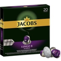 JACOBS Jacobs 咖啡胶囊 浓烈稀饮意式特浓(Lungo Intenso)200粒兼容Nespresso