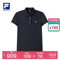 FILA 斐乐 ATHLETICS 斐乐女子polo衫 2021年夏季新款休闲高尔夫polo衫