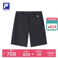 FILA 斐乐 ATHLETICS 斐乐男士梭织五分裤2021夏季新款休闲运动短裤