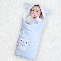 Nan ji ren 南极人 婴儿抱被包被纯棉秋冬季加厚新生儿小被子襁褓初生睡袋