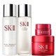 88VIP：SK-II 护肤基础套装四件套（大红瓶面霜15g+大眼眼霜2.5g+神仙水30ml+轻盈露30ml）